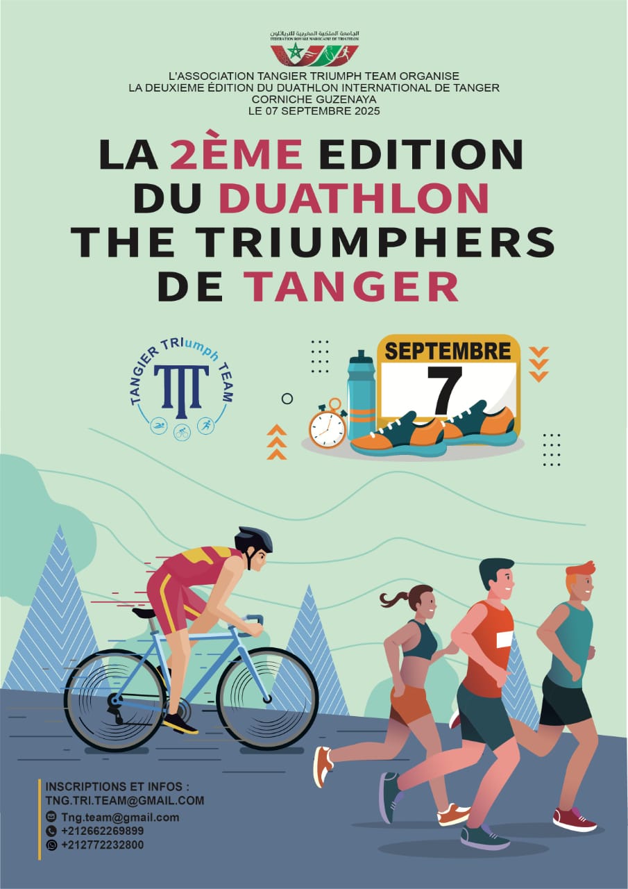 LA 2ÈME ÉDITION DU DUATHLON – THE TRIUMPHERS DE TANGER
