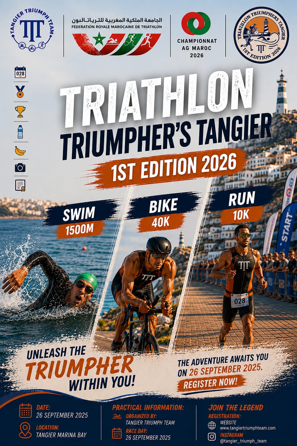 Triathlon TTT TRIATHLON TRIUMPHER’S TANGIER – Image 1